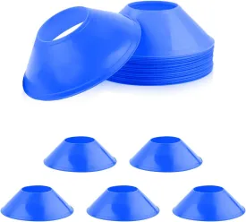 15pcs Soccer Cones for Training, Mini Football Disc Cones Flexible Agility Cones Training Cones for Basketball Football Practice Equipment Running Sports Games Kids Skating