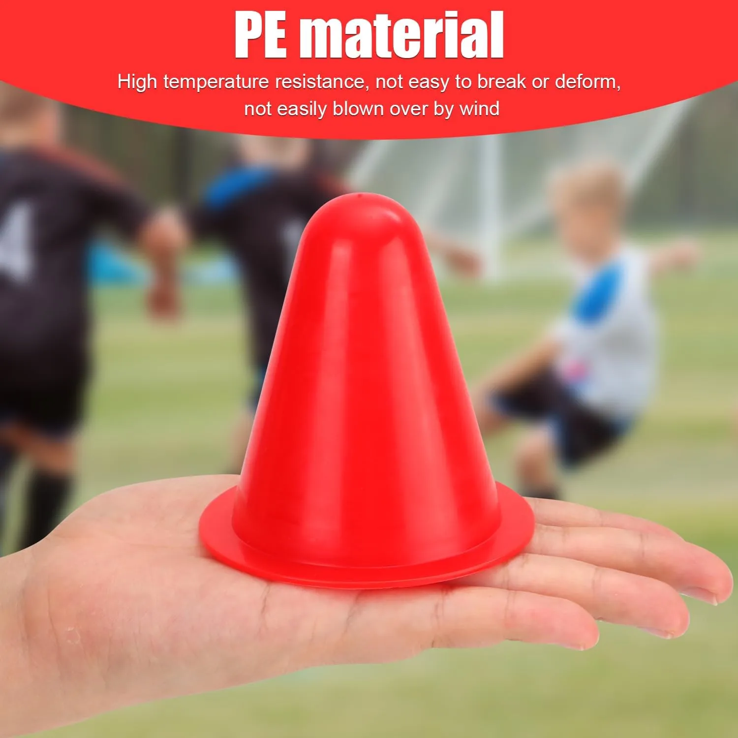 20pcs Soccer Cones, 3.15 Inch Mini Practice Cones Sports Cones Field Markers Cones Basketball Cones Training Cones for Outdoor Indoor Basketball Football Footwork Training