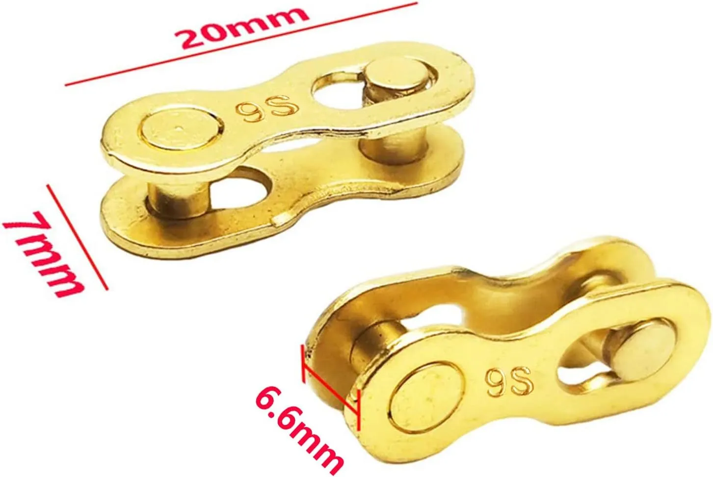 4 Pairs Bicycle Missing Link 1/6/7/8/9/10/11/12 Speed Chain Reusable Steel Bike Chain Link