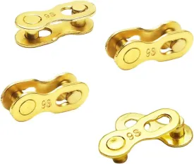 4 Pairs Bicycle Missing Link 1/6/7/8/9/10/11/12 Speed Chain Reusable Steel Bike Chain Link