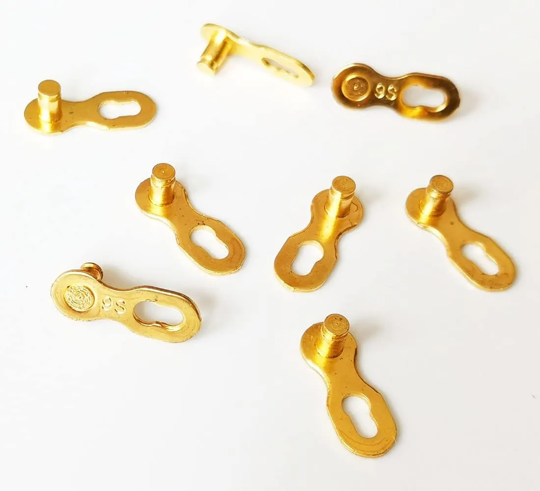 4 Pairs Bicycle Missing Link 1/6/7/8/9/10/11/12 Speed Chain Reusable Steel Bike Chain Link