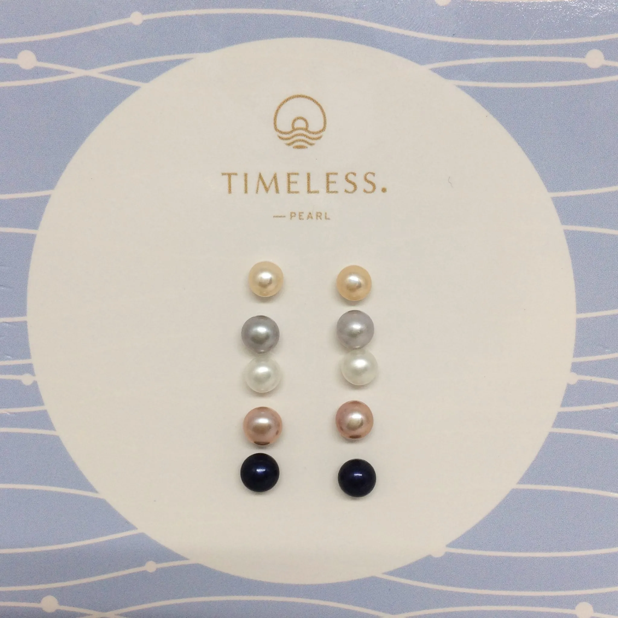 5mm Sterling Silver Pearl Studs Earrings