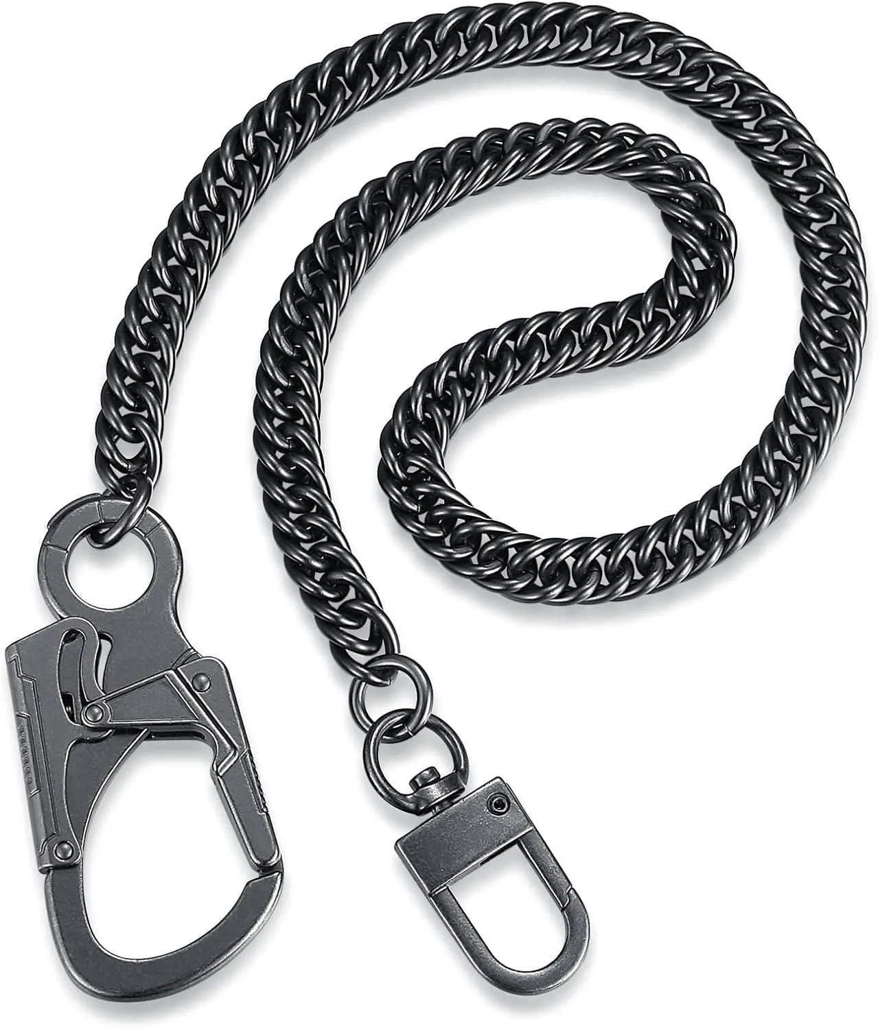Ahiller Wallet Chain, 25''Heavy Biker Wallet Chain for Men, Anti Lost Keychain,Belt Chain,Pocket Jean Chain for Keys