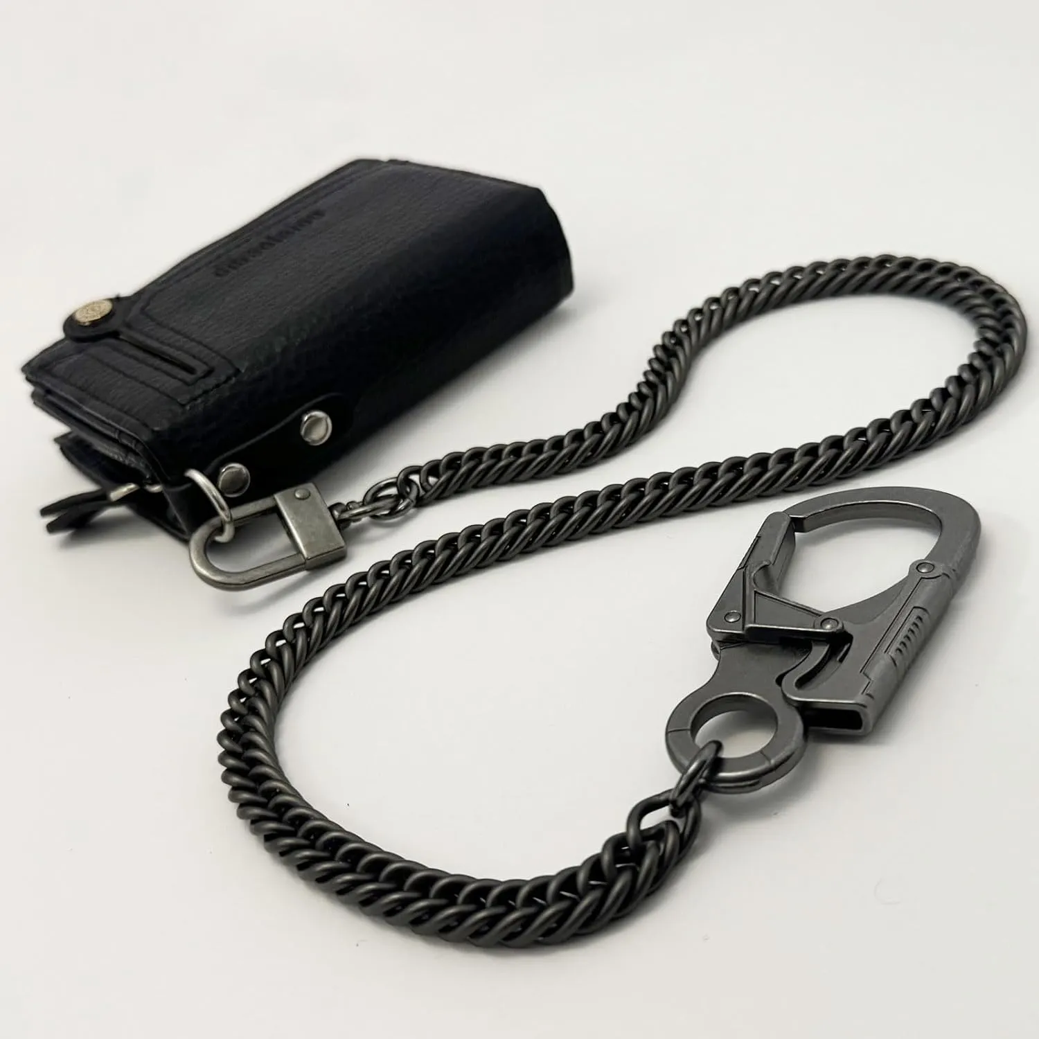 Ahiller Wallet Chain, 25''Heavy Biker Wallet Chain for Men, Anti Lost Keychain,Belt Chain,Pocket Jean Chain for Keys