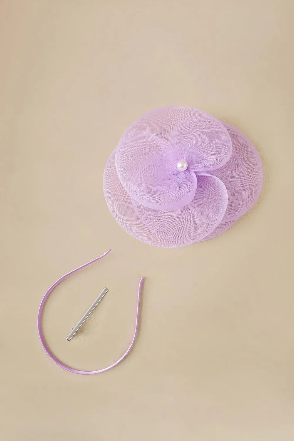 BABEYOND Fascinators Hats for Women - Tea Party Kentucky Hat Derby Headband Elegant Wedding Party Bride Hat with Hair Clip
