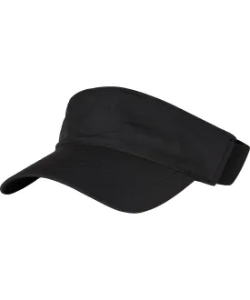 Black - Performance visor cap (8888PV)