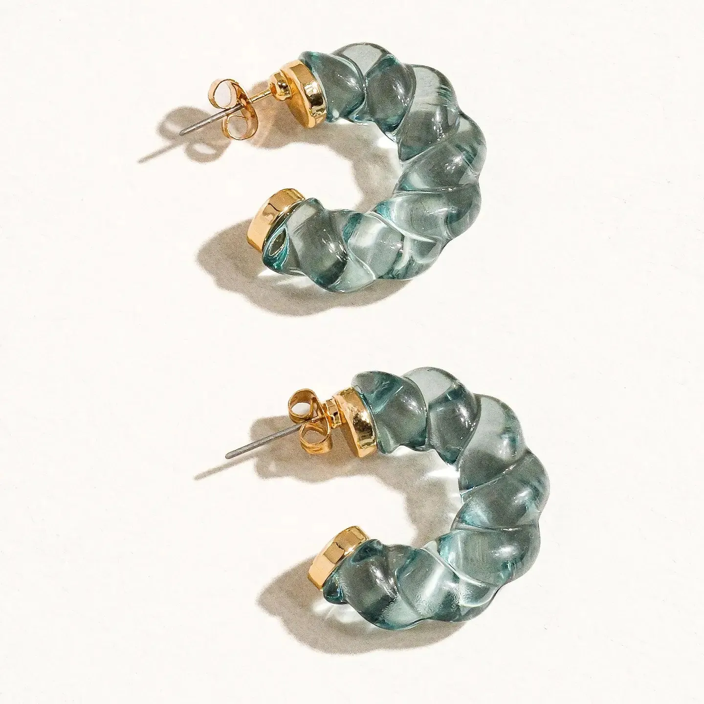 Braided C-Hoop Earring