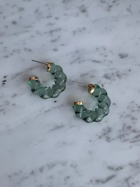 Braided C-Hoop Earring