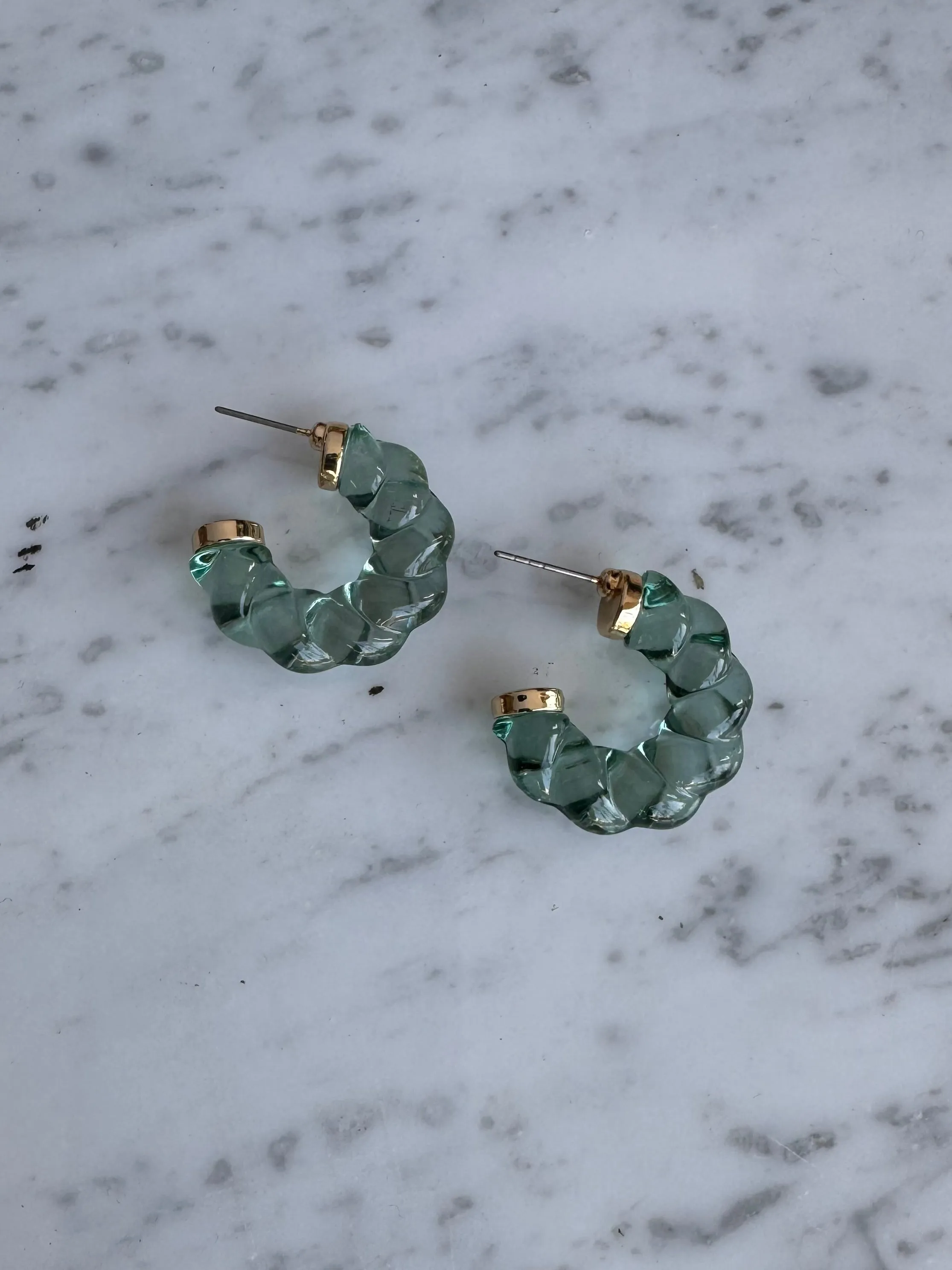 Braided C-Hoop Earring