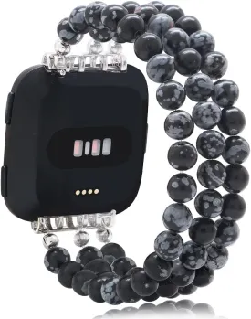 C&L Accessories Fashion Wristband Compatible with Fitbit Versa 2 Bands