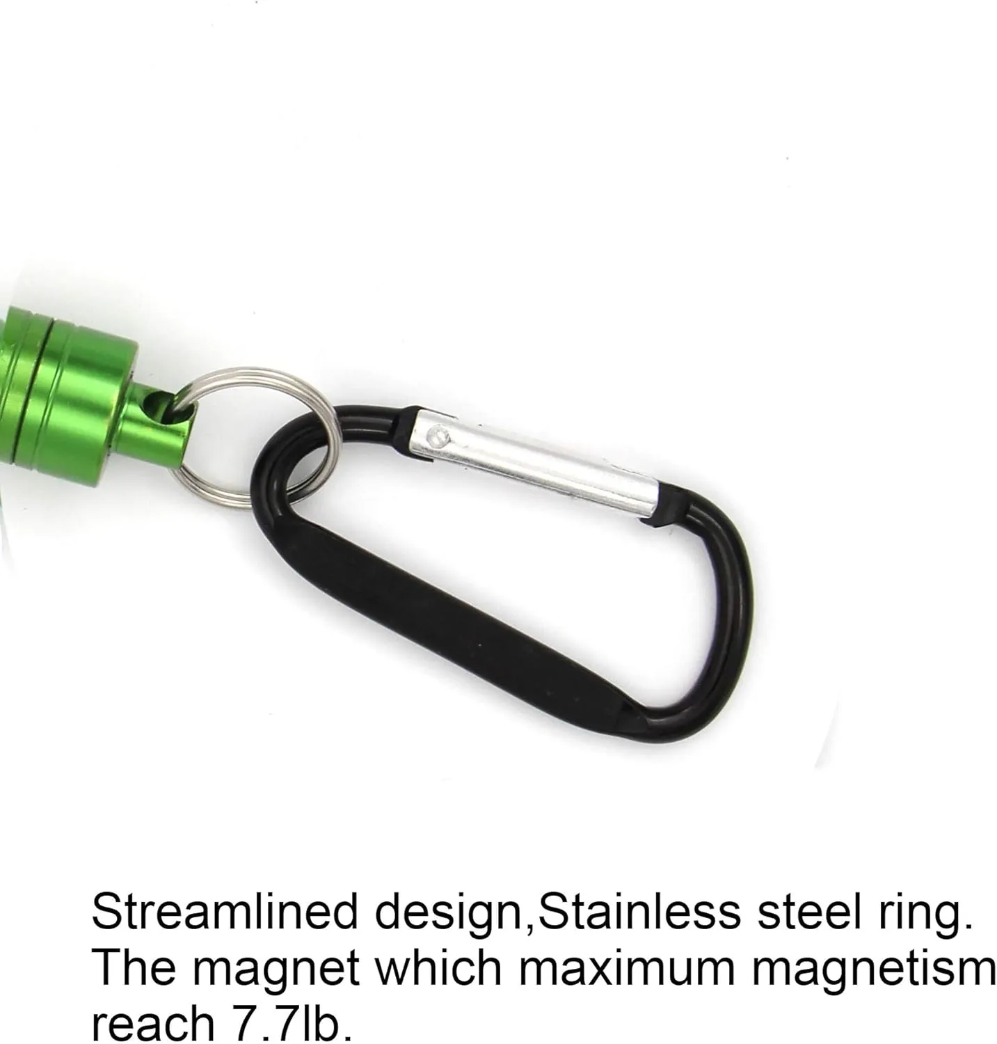 CRAZY SHARK Magnetic Net Release Aluminum Shell for Fly Fishing