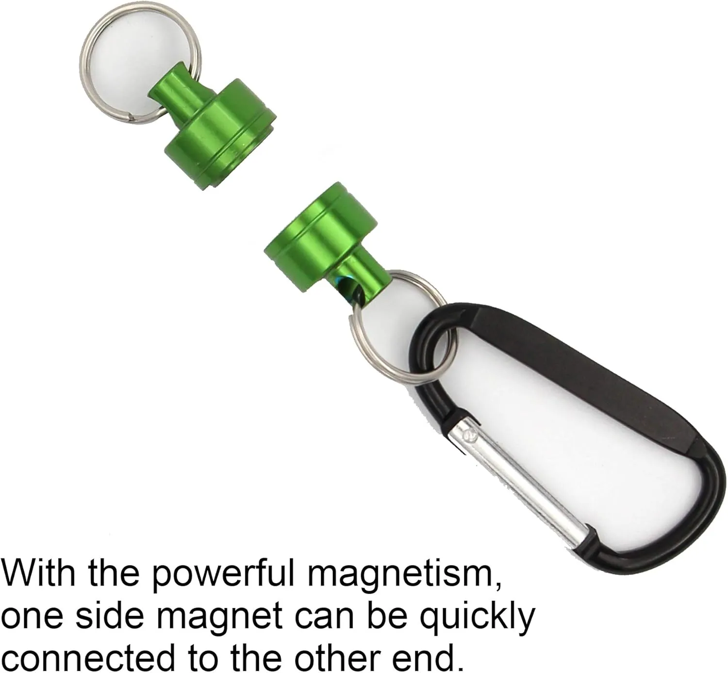 CRAZY SHARK Magnetic Net Release Aluminum Shell for Fly Fishing