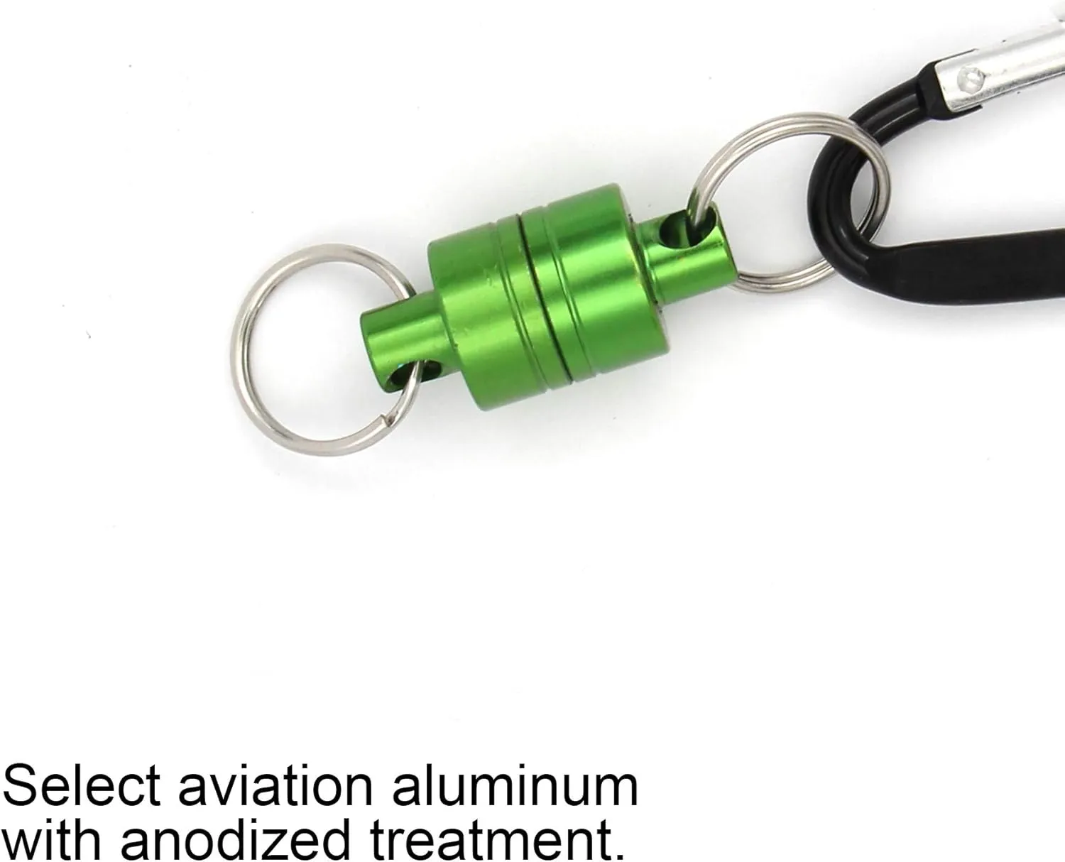 CRAZY SHARK Magnetic Net Release Aluminum Shell for Fly Fishing