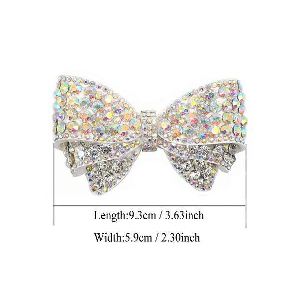 Crystal Butterfly Bow-knot Shoe Decoration - Glue On