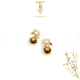 Daily Wear Pearl Studs with Ball