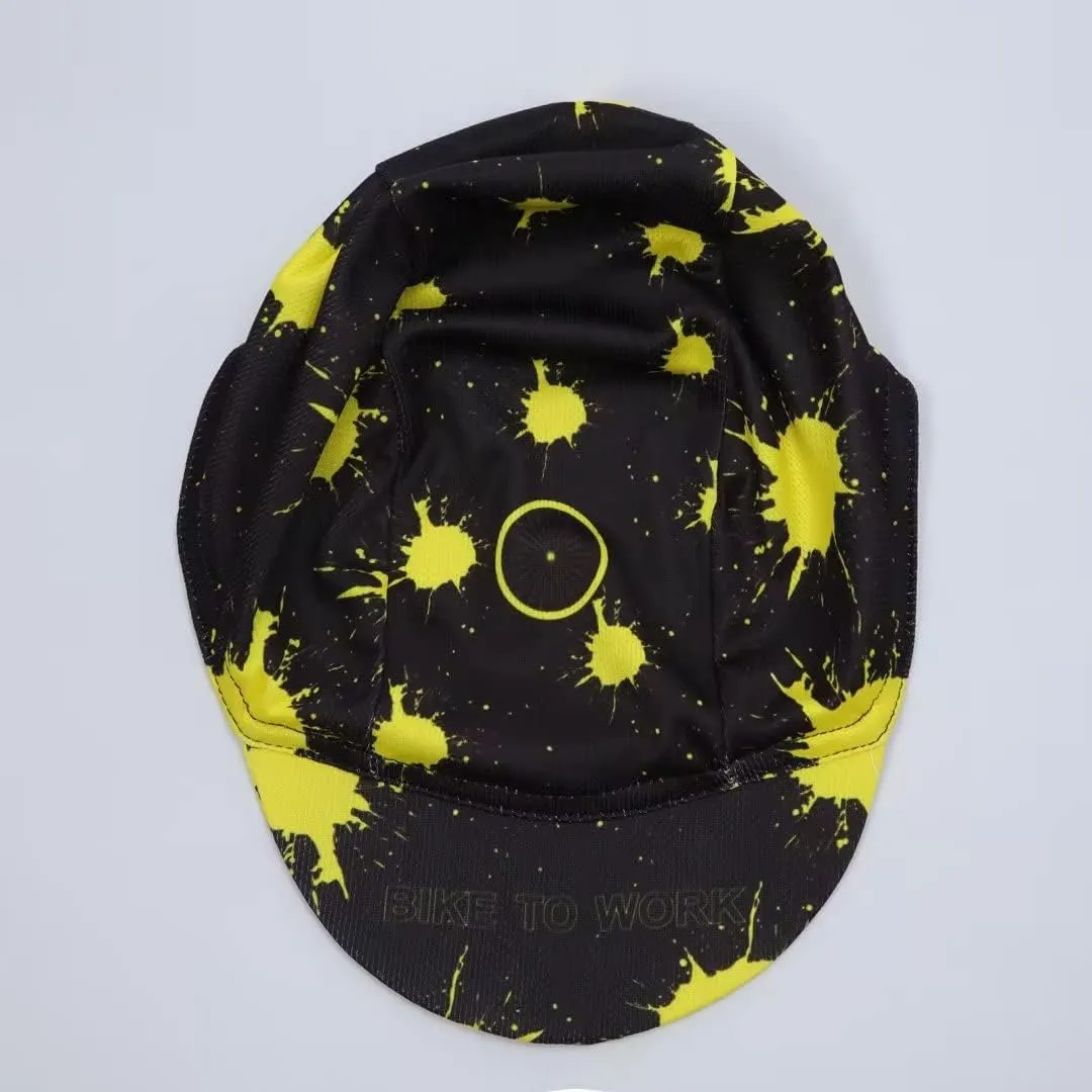 Funny Cycling Cap - Polyester Skull Cycling Hat-Under Helmet -Cartoon Cycling Helmet Liner Breathable&Sweat Uptake