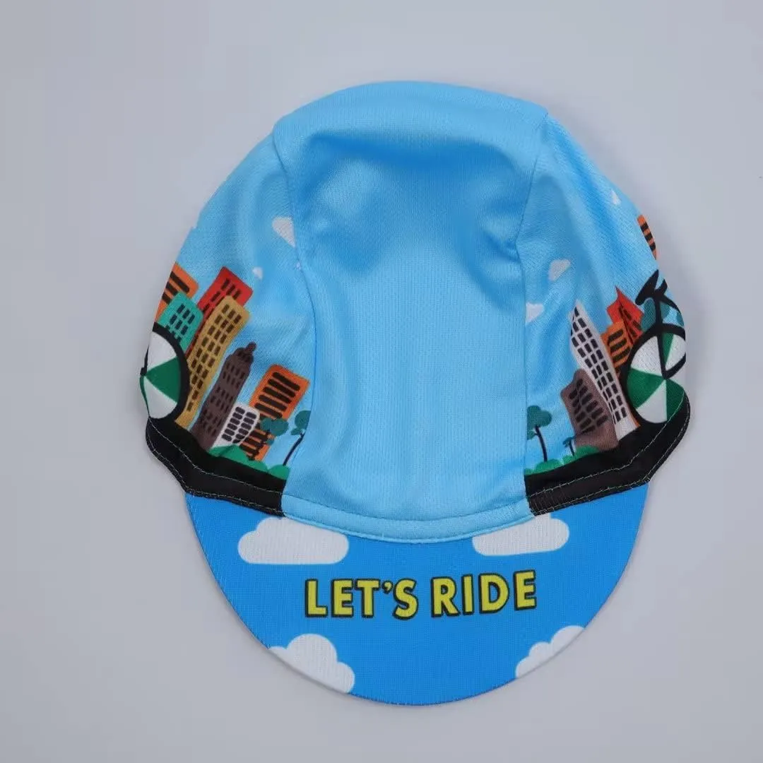 Funny Cycling Cap - Polyester Skull Cycling Hat-Under Helmet -Cartoon Cycling Helmet Liner Breathable&Sweat Uptake