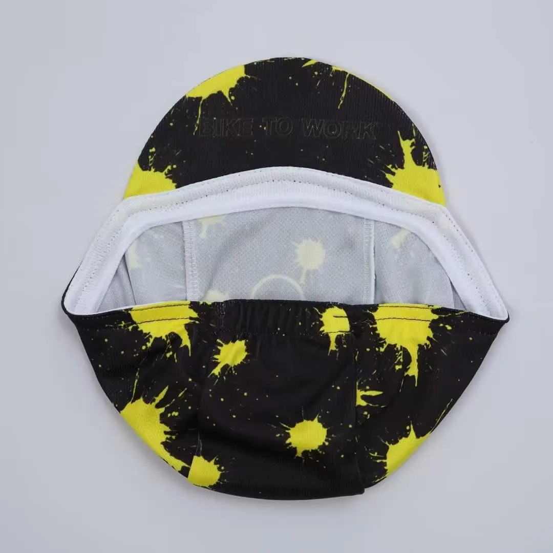Funny Cycling Cap - Polyester Skull Cycling Hat-Under Helmet -Cartoon Cycling Helmet Liner Breathable&Sweat Uptake