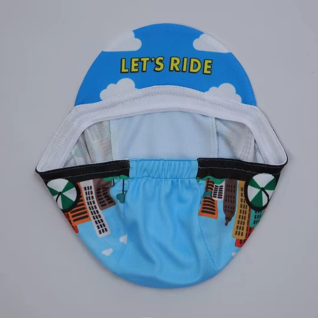 Funny Cycling Cap - Polyester Skull Cycling Hat-Under Helmet -Cartoon Cycling Helmet Liner Breathable&Sweat Uptake