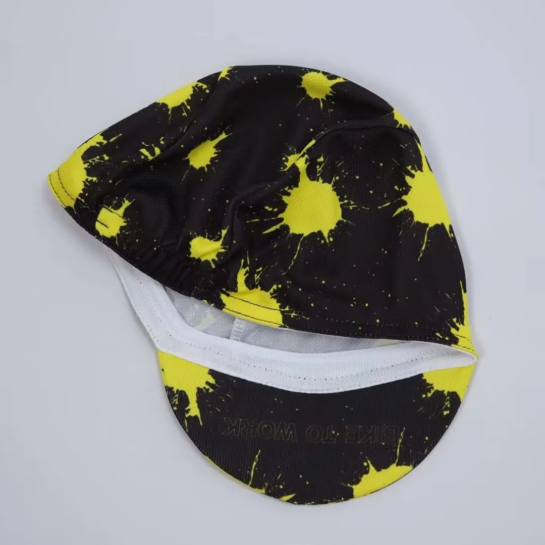 Funny Cycling Cap - Polyester Skull Cycling Hat-Under Helmet -Cartoon Cycling Helmet Liner Breathable&Sweat Uptake