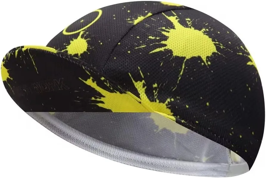 Funny Cycling Cap - Polyester Skull Cycling Hat-Under Helmet -Cartoon Cycling Helmet Liner Breathable&Sweat Uptake