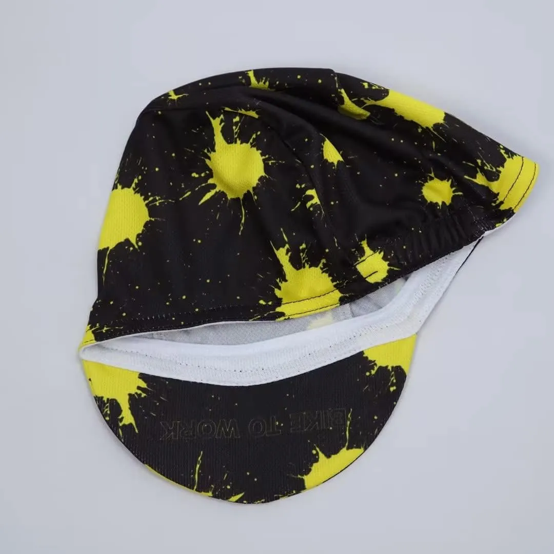 Funny Cycling Cap - Polyester Skull Cycling Hat-Under Helmet -Cartoon Cycling Helmet Liner Breathable&Sweat Uptake