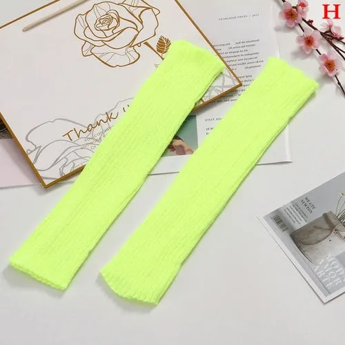 Gaiters Boot Cuffs Woman Thigh High Warm Knit Knitted Knee