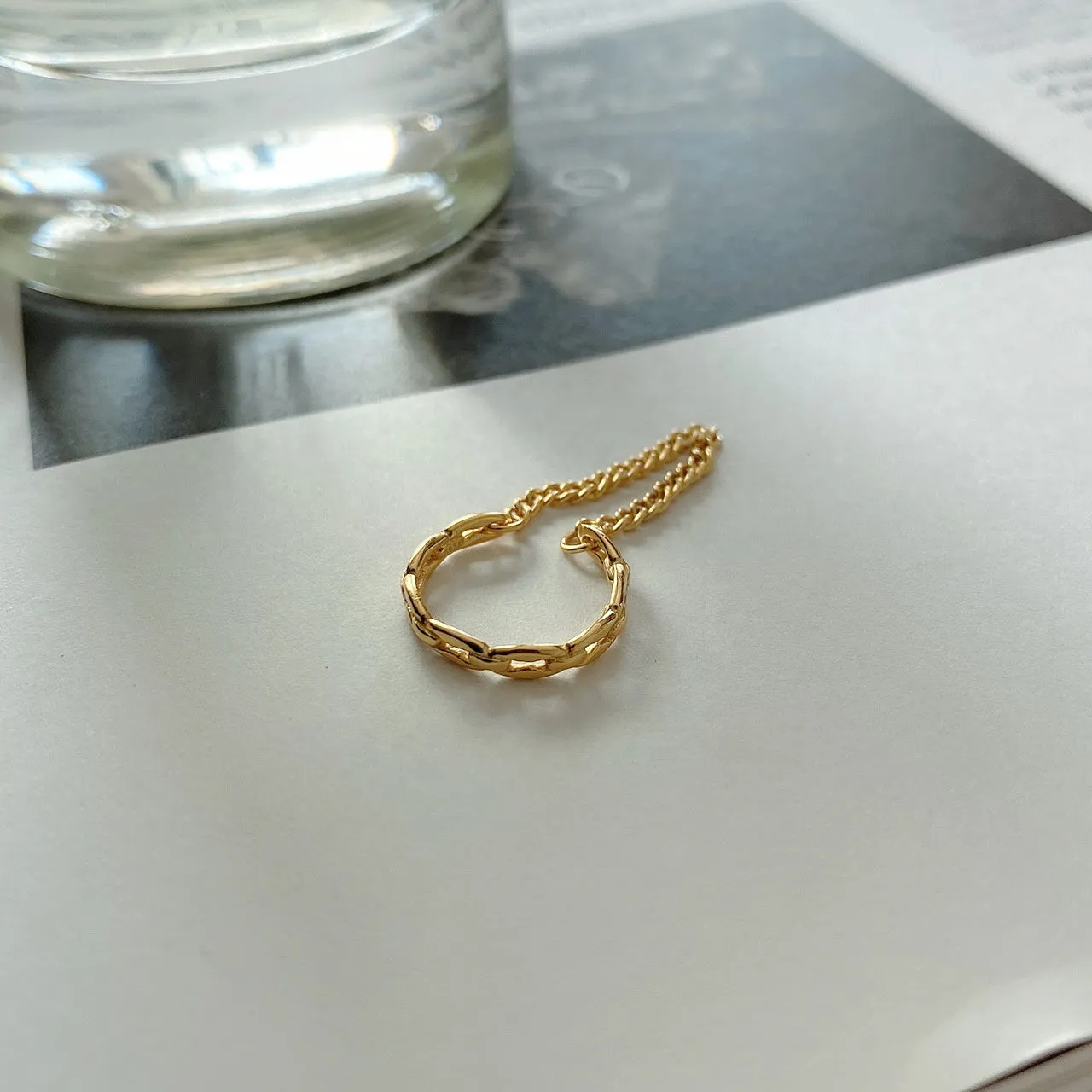 Gold Chain Ear Cuff