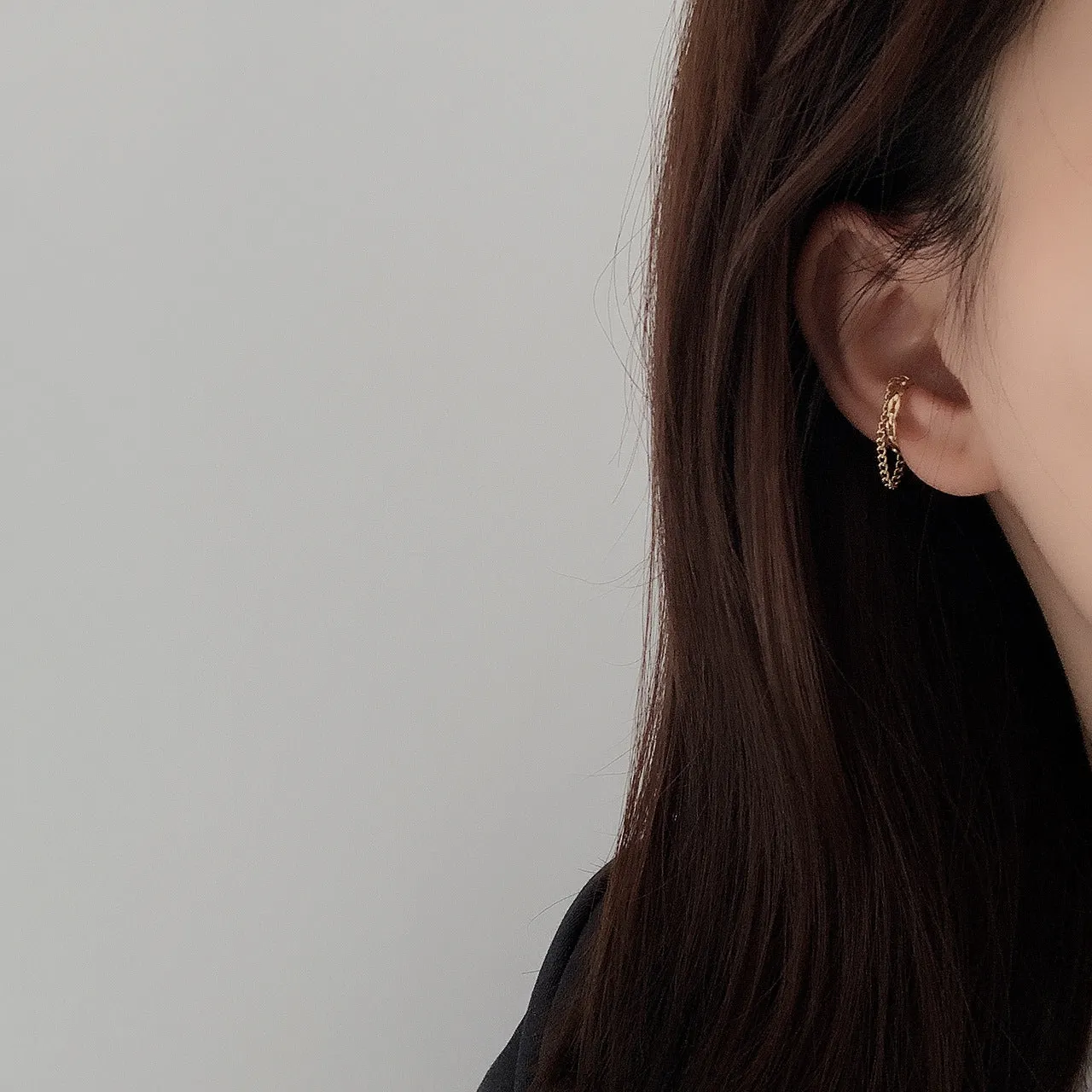 Gold Chain Ear Cuff