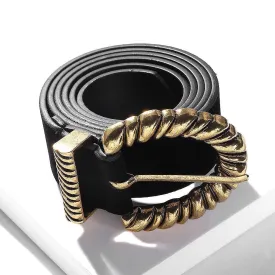 GOLD VELVET VINTAGE BELT