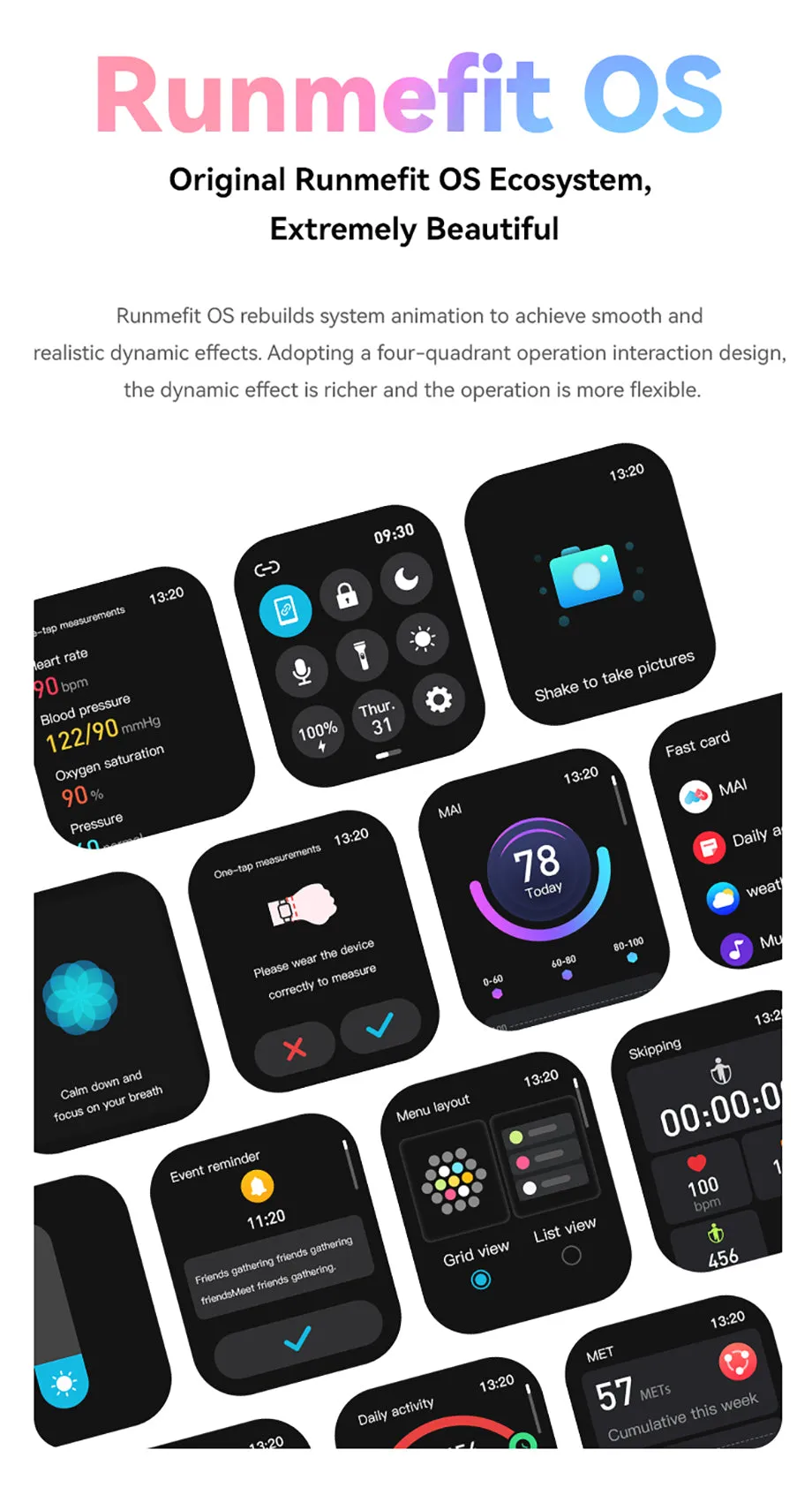 GTS6 Smartwatch for Android and IOS, 2" HD Touch Screen, Built-in Bluetooth, GPS & Alexa Technology, IP67 Waterproof, Health & Fitness Tracker - 100 Sport Modes & 5 Color Smartwatch