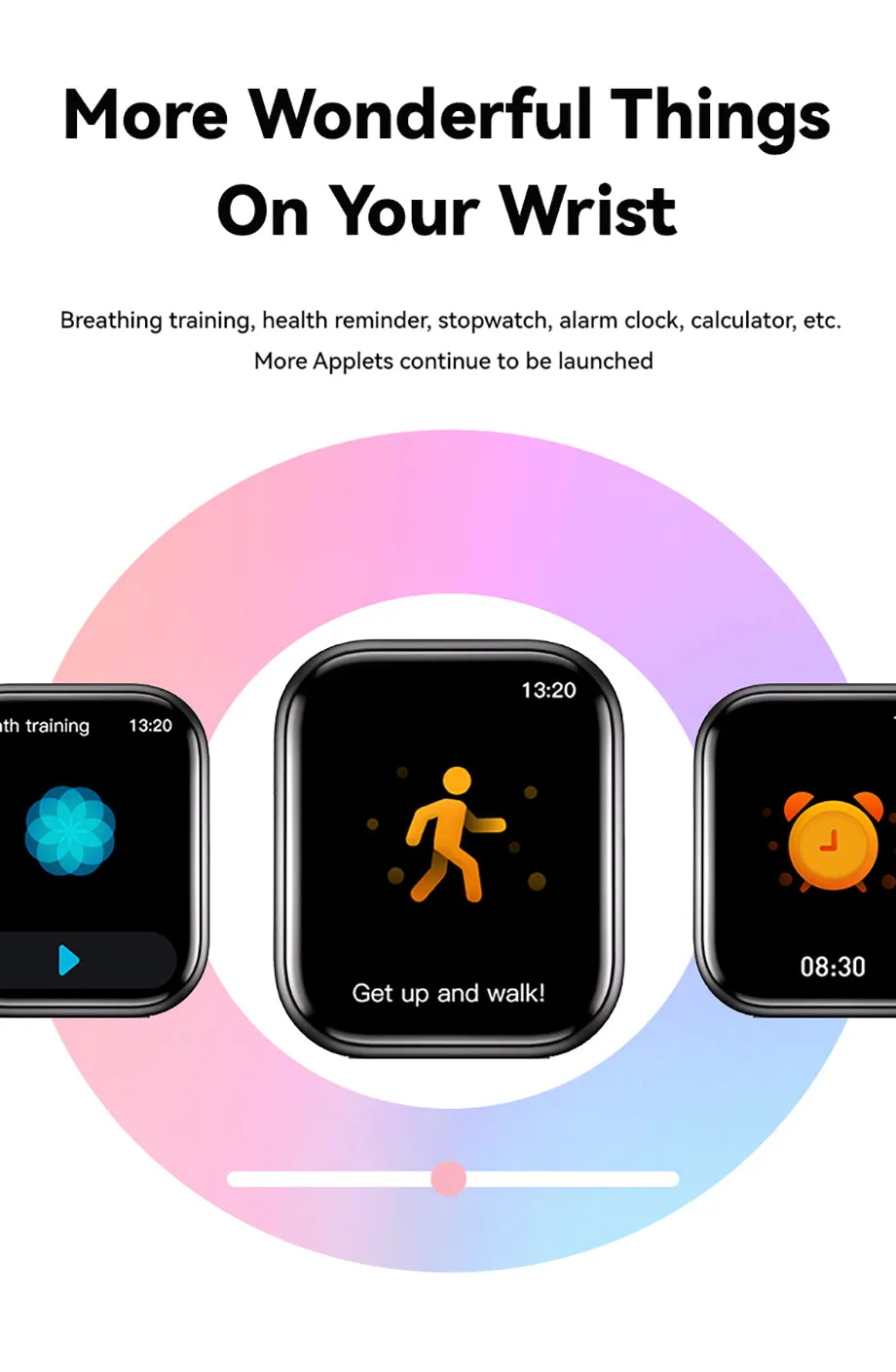 GTS6 Smartwatch for Android and IOS, 2" HD Touch Screen, Built-in Bluetooth, GPS & Alexa Technology, IP67 Waterproof, Health & Fitness Tracker - 100 Sport Modes & 5 Color Smartwatch