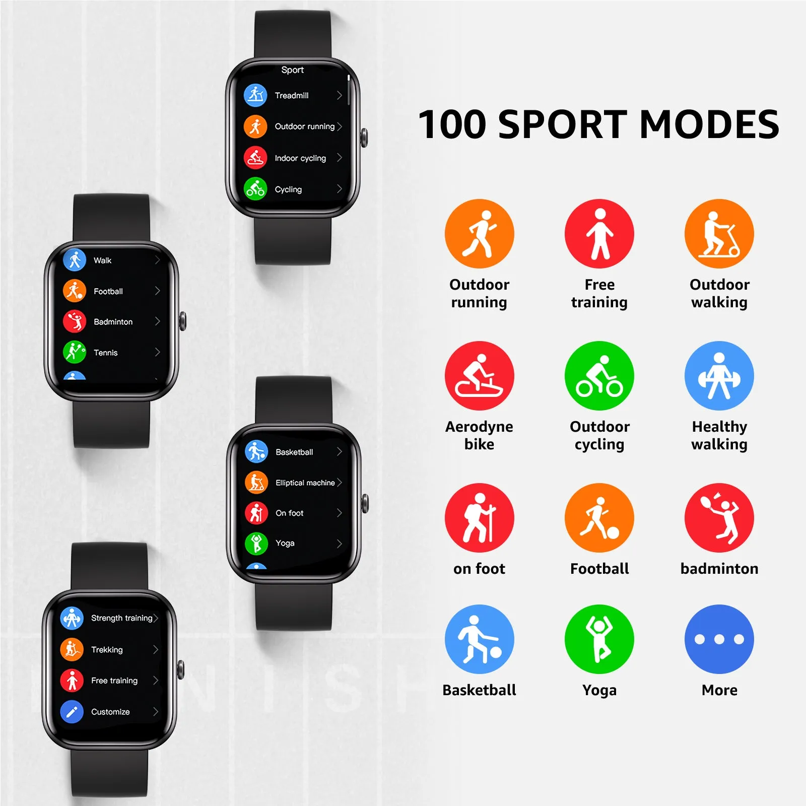 GTS6 Smartwatch for Android and IOS, 2" HD Touch Screen, Built-in Bluetooth, GPS & Alexa Technology, IP67 Waterproof, Health & Fitness Tracker - 100 Sport Modes & 5 Color Smartwatch