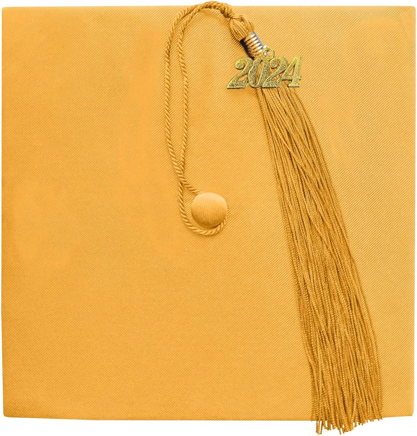 Happy Secret Shiny Graduation Cap Unisex with 2025 Tassel 2024 Year Charm for High School & Bachelor