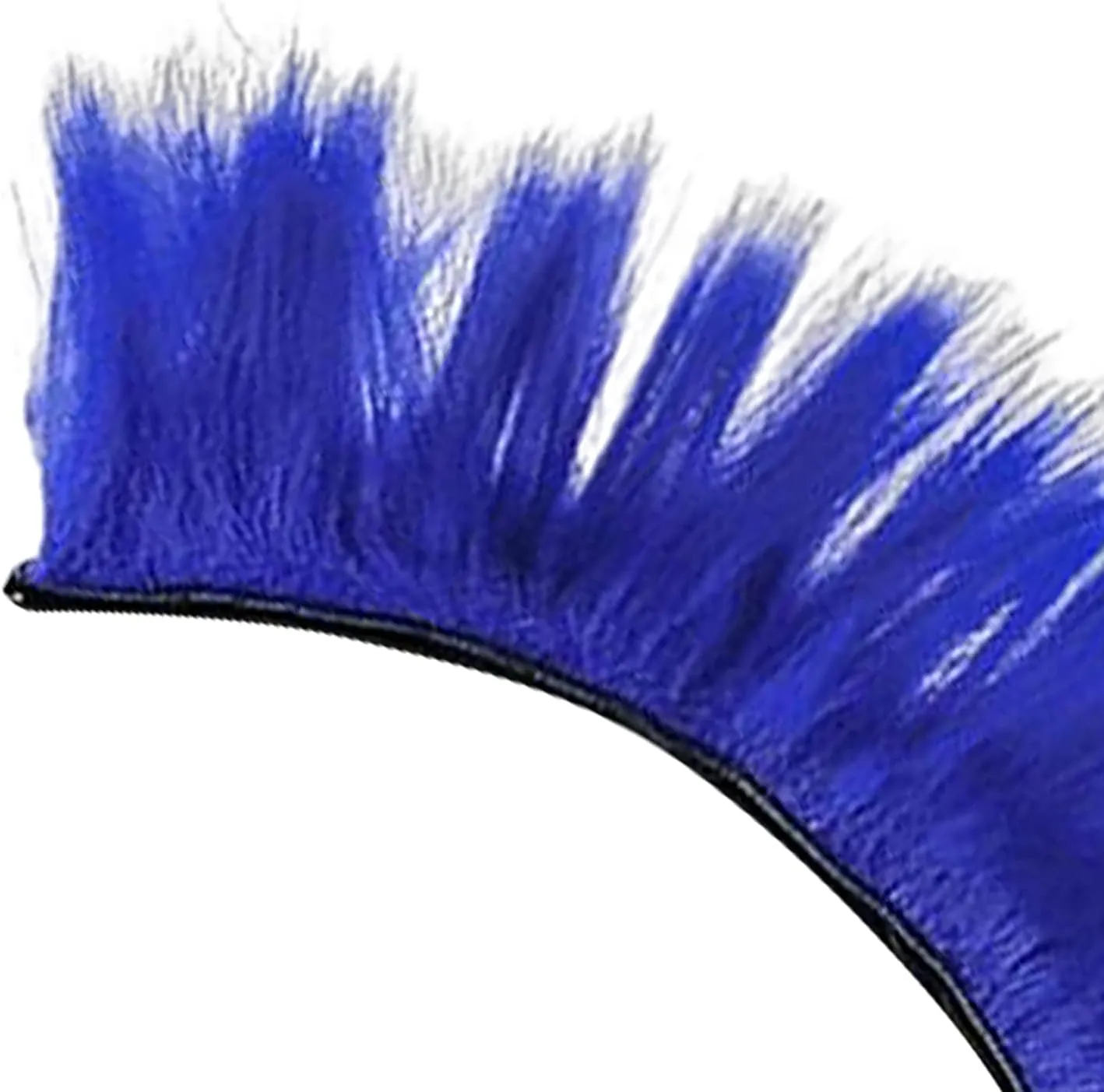 Helmets Mohawk Wig, Self-Adhesive Mohawk Motorcycle Helmets, Mohawk Synthetic Wigs for Bicycle Ski Snowboard Helmets, Reusable Design