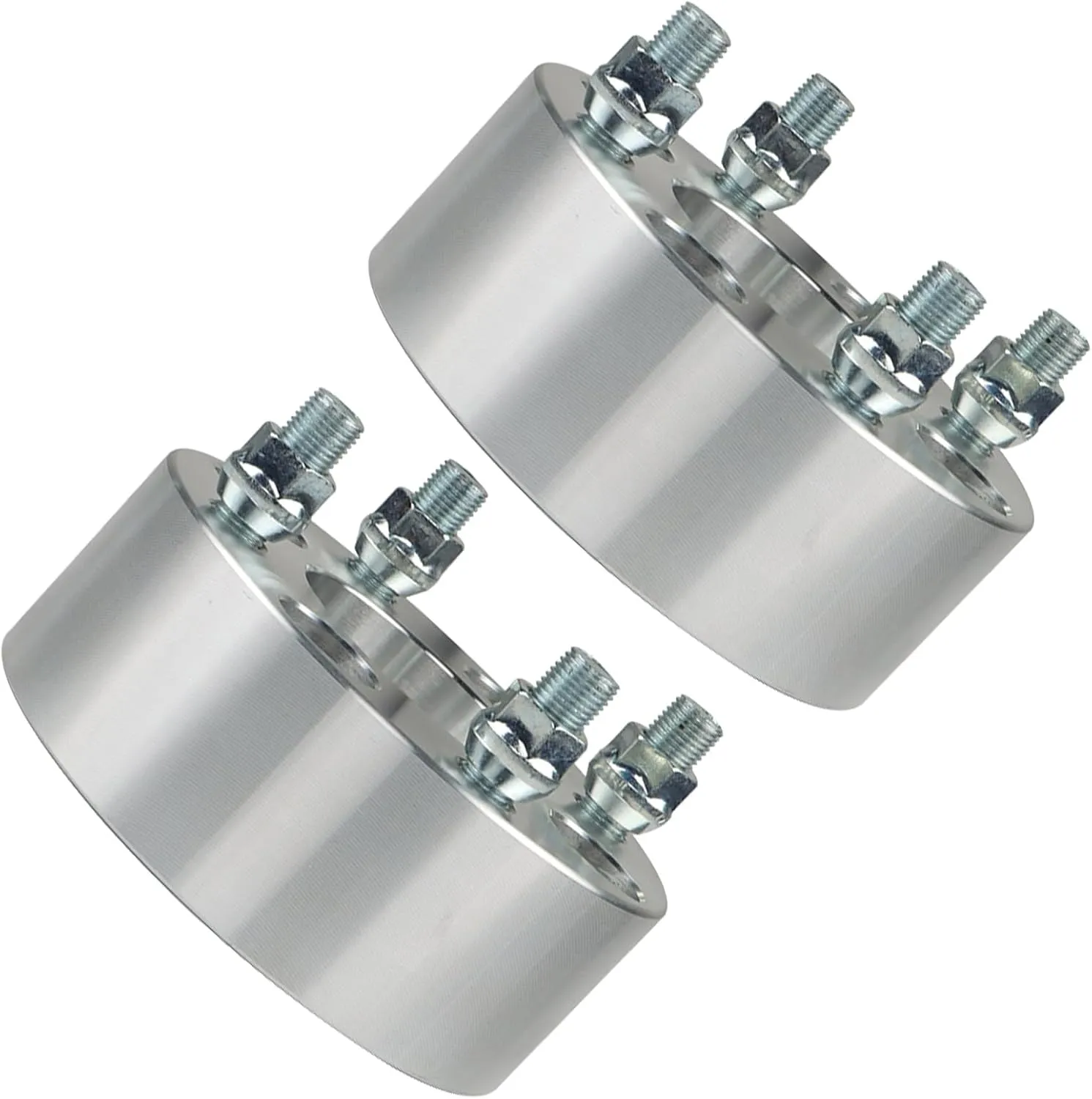 labwork Golf Cart Wheel Spacers 2 inch Bolt Pattern 62mm Bore 1/2x20 Studs Cone Seat Nuts 4x101.6 50mm 2pcs