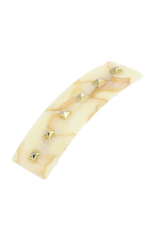 Large Studded Barrette - Studded