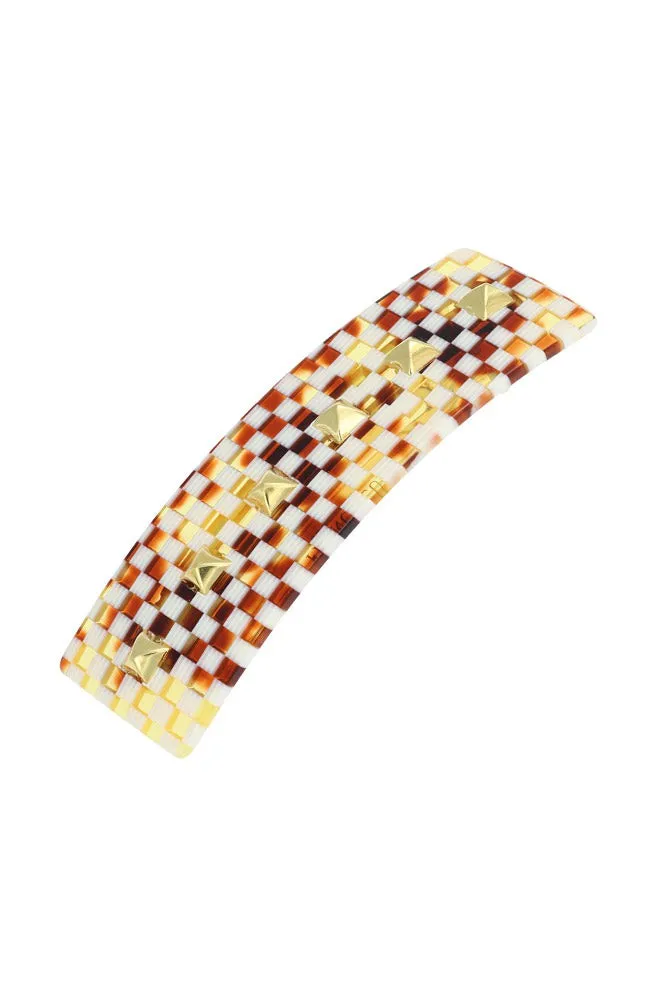 Large Studded Barrette - Studded
