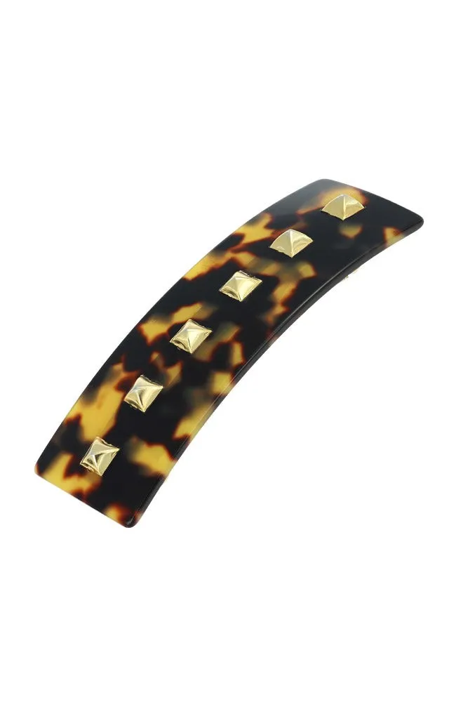 Large Studded Barrette - Studded