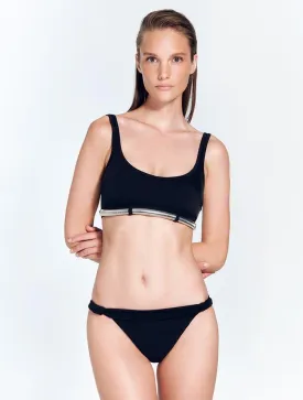 Lucille Black Bikini Bottom