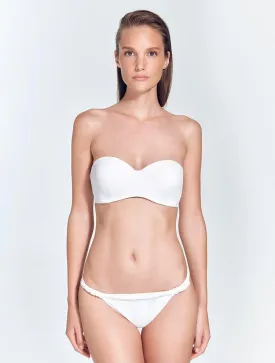 Lucille White Bikini Bottom