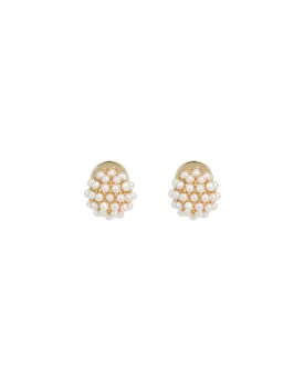 Mini Pearl Pavé Studs