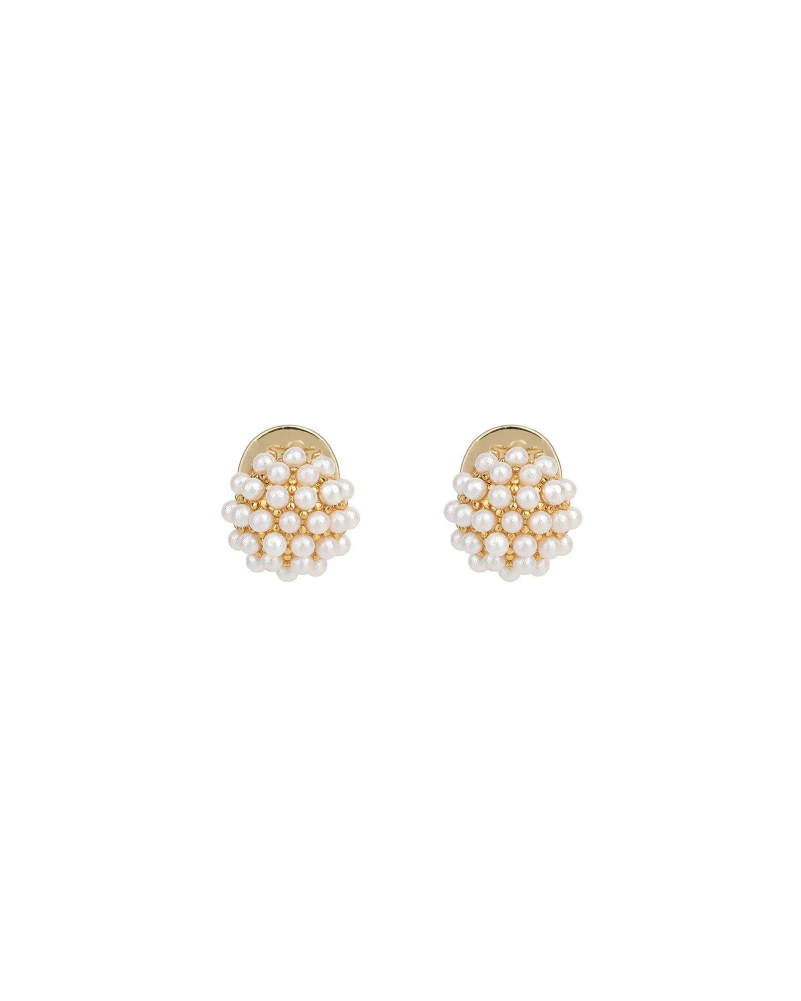 Mini Pearl Pavé Studs