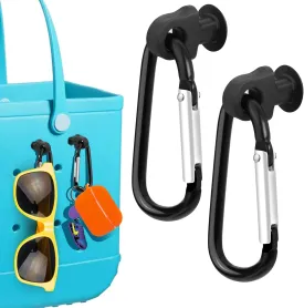 Mity rain Key Holder for Bogg Bag, Accessories for Bogg Bags Original X Large, Insert Charm Carabiner Keychain for Beach Bag