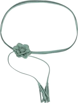 NIDMIDO Women Braided Waist Belt Bohemian Woven Waist Rope Flower Tassels Waist Accessories for Dress