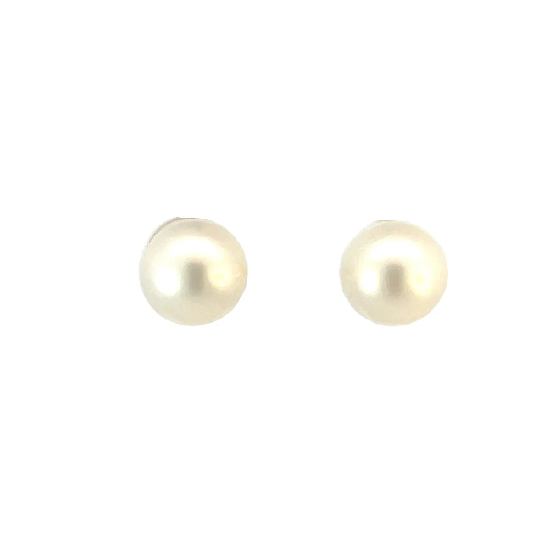 Pair of South Sea Pearl 8-9mm with 18kt Yellow Gold backing posts