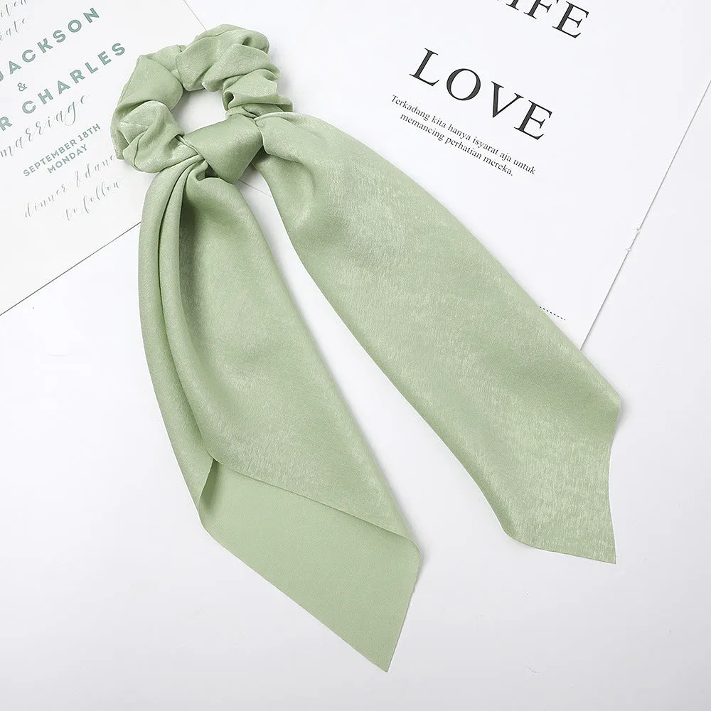 Satin Hair Tie- Mustard