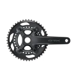 SHIMANO GRX FC-RX610-2 Hollowtech II Black Crankset 2x12-Speed 46/30T