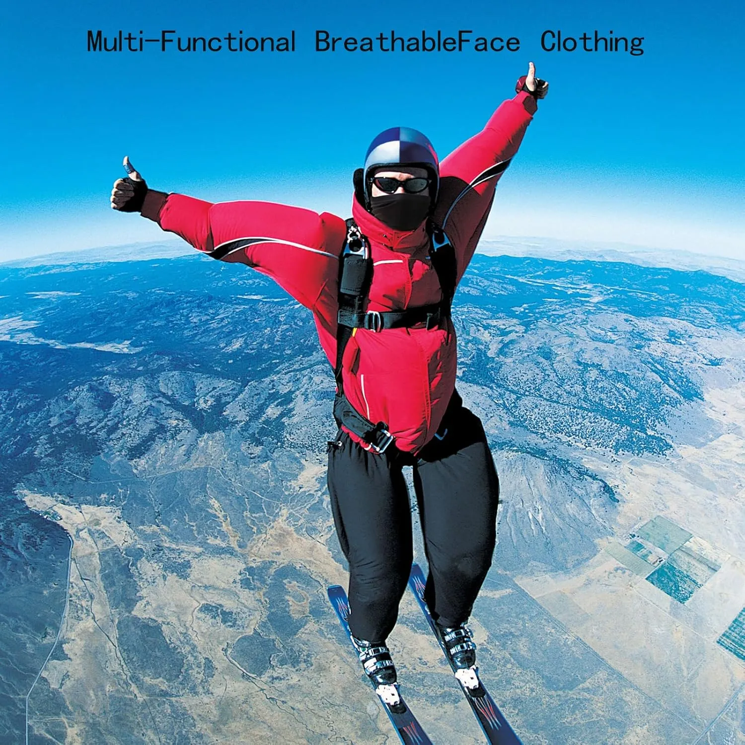 Ski Mask, Balaclava Face Mask for Men and Women, Neck Gaiter Motorcycle Scarf,UV Protection & Wind Protection
