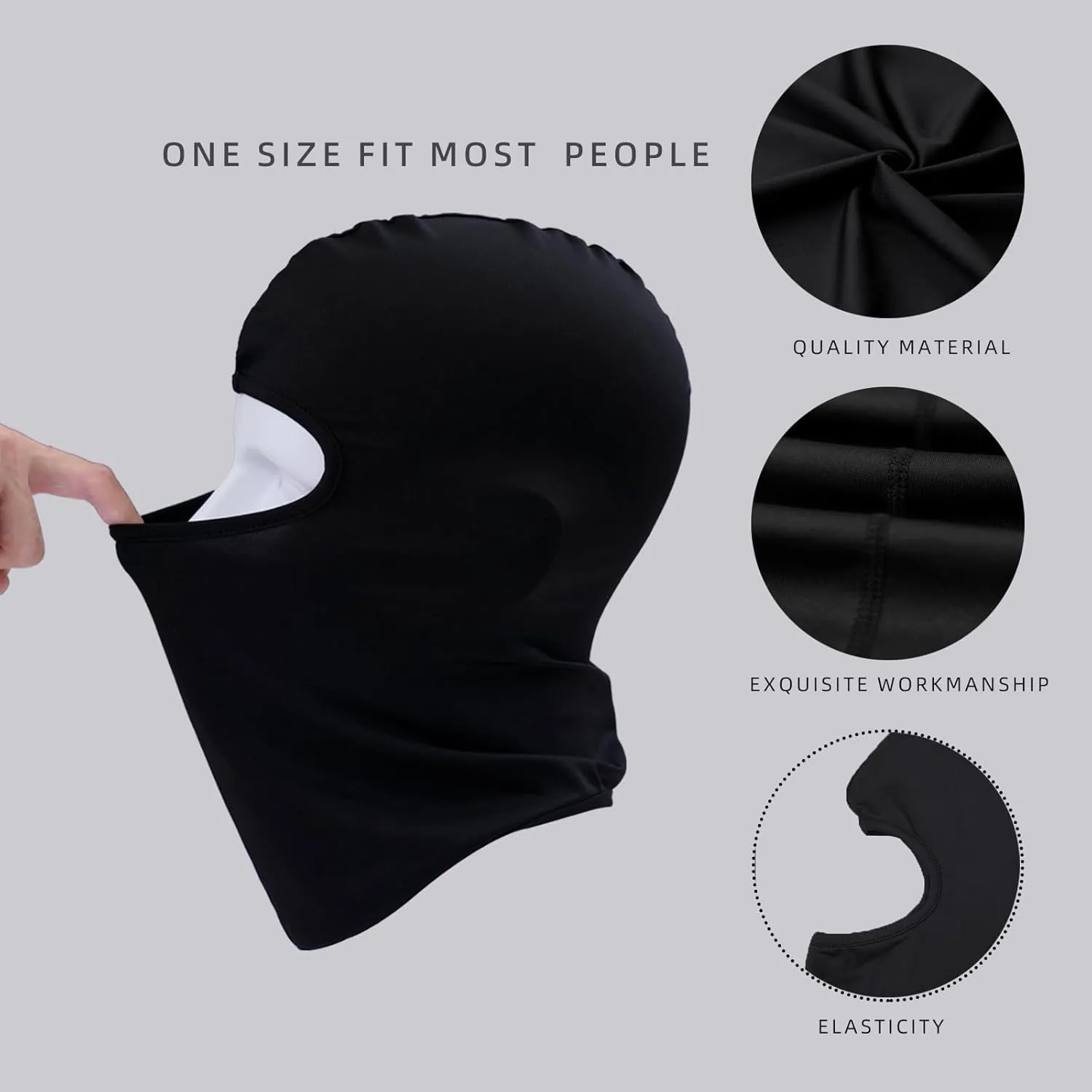 Ski Mask, Balaclava Face Mask for Men and Women, Neck Gaiter Motorcycle Scarf,UV Protection & Wind Protection